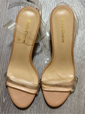 Clear heels